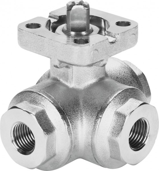 "VZBA-1/4""-GGG-63-32L-F0304-V4V4T Kugelhahn"