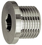 ID: 111645 - Verschlussschraube, Innensechskant, Bund, G 1/8, SW 5, ES 1.4571