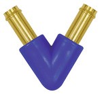 ID: 133418 - V-Schlauchverbindungsstutzen, für Schlauch LW 6, Messing und POM