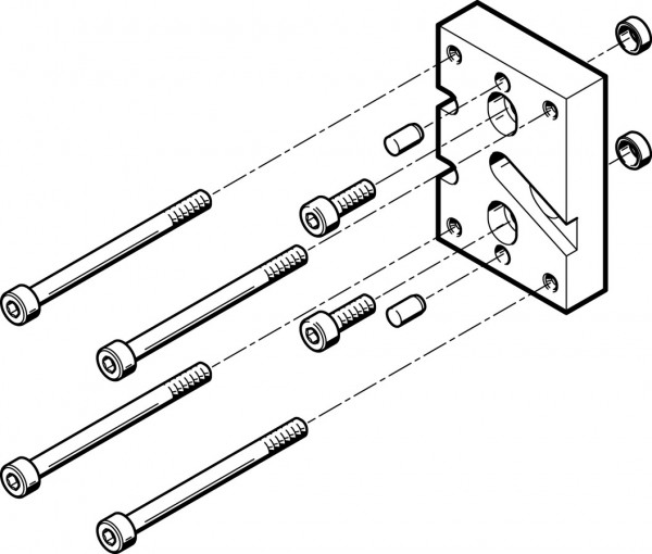 HAPG-SD2-25 Adapterbausatz