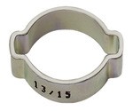 ID: 114128 - 2-Ohr-Schl.klemme, Stahl glanzv. (W1), Spannbe. 11-13 mm, 6,5 mm