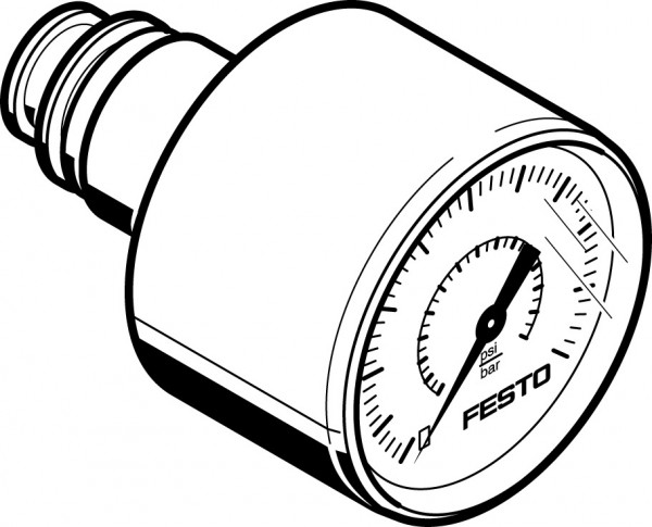 PAGN-26-232P-P10 Manometer