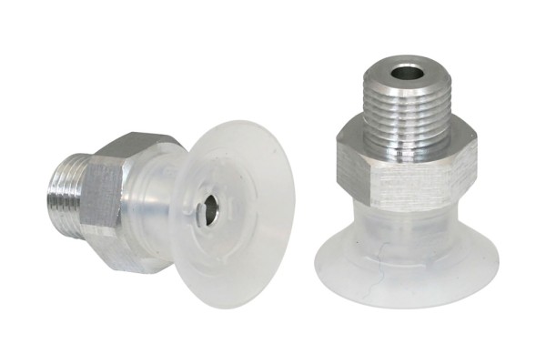 Flachsauggreifer (rund) SGPN 20 SI-50 G1/8-AG