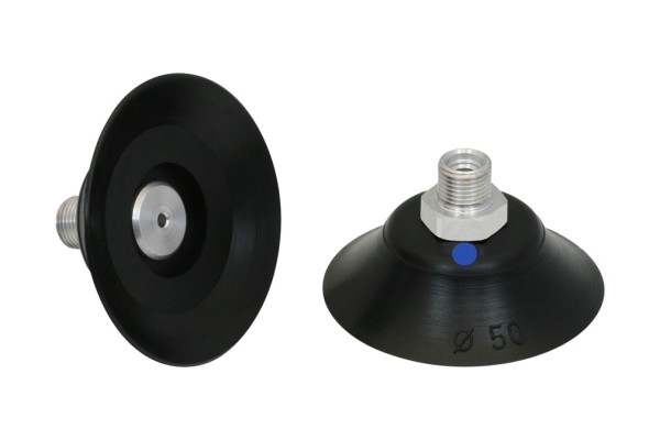 Flachsauggreifer (rund) PFYN 50 NBR-AS-55 G1/8-AG