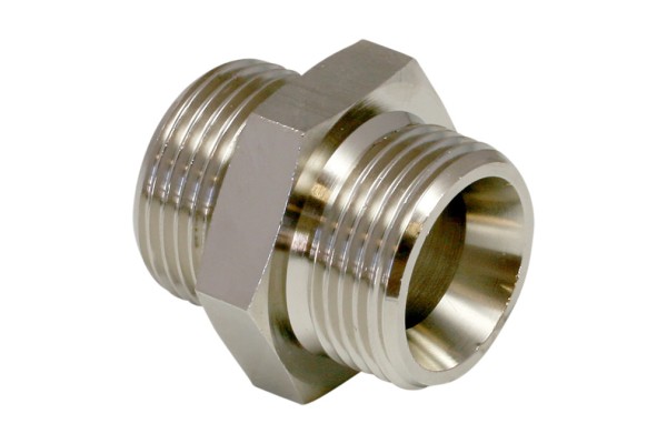 Doppelnippel mit Schlüsselfläche