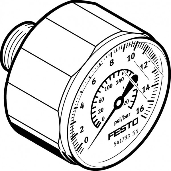 MA-27-16-R1/8 Manometer