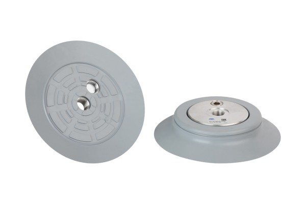 Saugplatte (rund) SPU 160 NBR-55 G1/2-IG