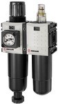 ID: 142478 - WE 2-tlg. »FUTURA-mini«, Metallb., Kompaktmanometer, G 1/4, 0,1-4, HA
