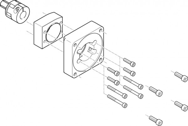 EAMM-A-N38-70A Axialbausatz