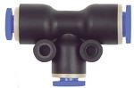 ID: 109846 - T-Steckverbindung »Blaue Serie«, reduzierend, Schlauch-Ø 4/4/6