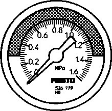 MA-40-1,6-R1/8-MPA-E-RG Manometer