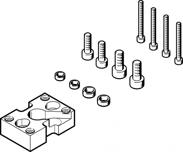DHAA-G-Q5-12-B8-16 Adapterbausatz