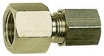 ID: 111980 - Manometerverschraubung, G 1/4 i., Rohr-Außen-Ø 6 mm, MS vern.