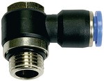 ID: 109411 - L-Steckverschraubung »Blaue Serie« drehbar, G1/4 a., max.15 Ø10mm