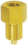 ID: 102630 - Manometer-Anschlussnippel, Messing, G 1/2 Muffe, G 1/4 Zapfen