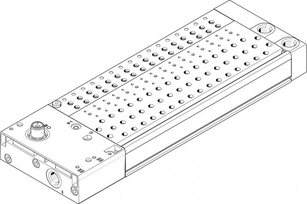 VABM-C8-12E-G14-4-PT-L Anschlussleiste
