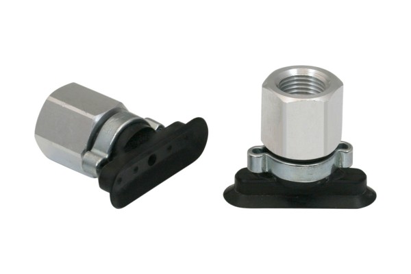 Flachsauggreifer (oval) SGON 30x10 NBR-60 G1/8-IG