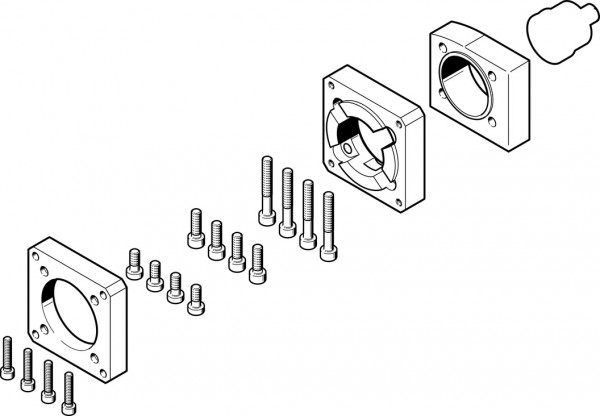 EAMM-A-L38-55A Axialbausatz