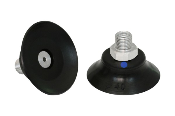 Flachsauggreifer (rund) PFYN 40 NBR-AS-55 G1/8-AG