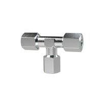 ID: 159216 - T-Verschraubung, Rohr-Außen-Ø 6 mm, Stahl verzinkt