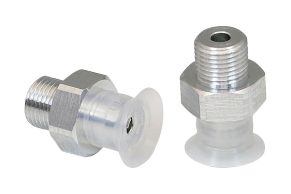 Flachsauggreifer (rund) SGPN 15 SI-50 G1/8-AG