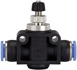 ID: 109974 - Drosselrückschlagventil »Blaue Serie«, Steckanschluss, Schl.-Ø 8