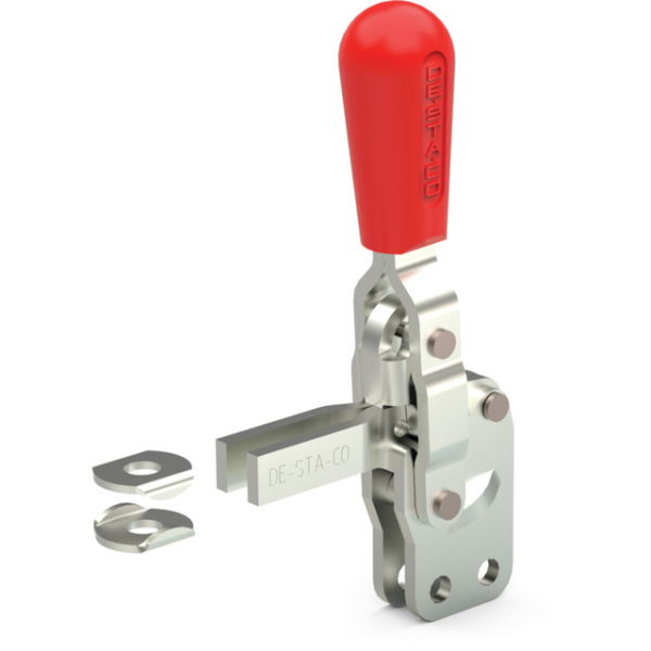 Vertikal-Kniehebelspanner U-Spannarm, Fuß gerade offener Spannarm, ohne Spindel, Spannarm Öffnungswi