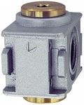 ID: 100402 - Verteiler »multifix-mini«, BG 0, G 1/4, mit 2 Abgängen G 1/8