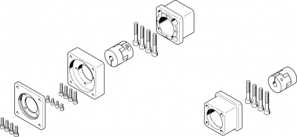 EAMM-A-D50-60G Axialbausatz
