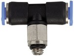 ID: 148847 - T-Steckverschraubung »Blaue Serie« mini, drehbar, G 1/8
