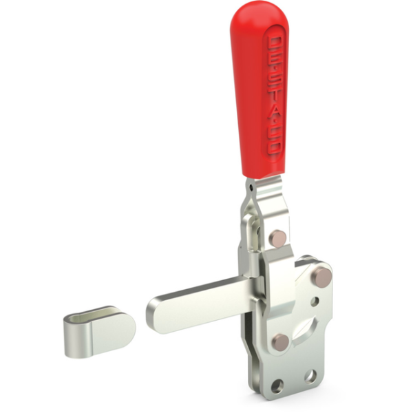 Handspanner mit vertikaler Handgriffspannung, Haltekraft 500, Spannarmlänge 2.200, Höhe unter Spanna