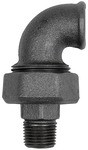 ID: 133652 - Verschr. Bogen 98, konisch dicht., Rp 1, R 1, Temperg. schwarz