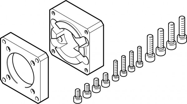 EAMF-A-43D-60G/H Motorflansch