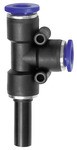 ID: 135789 - T-Steckverbindung, Stecknippel 4 »Blaue Serie«, L-Form, Schl.-Ø 4