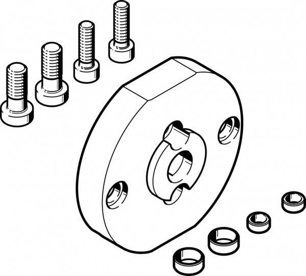 DHAA-G-H1-25-B18-25 Adapterbausatz
