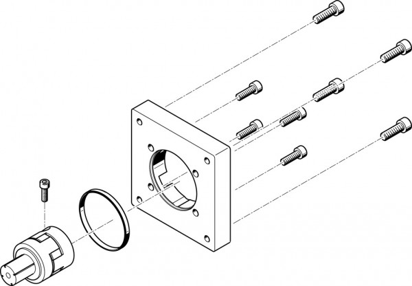 EAMM-A-K38-87A Axialbausatz