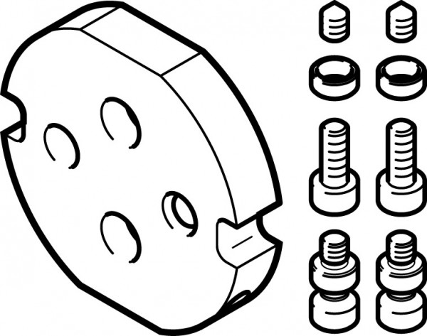 DHAA-G-Q11-25-B1-16 Adapterbausatz