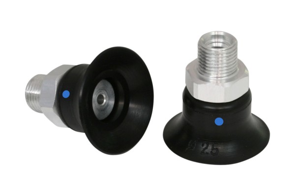 Flachsauggreifer (rund) PFYN 25 NBR-AS-55 G1/8-AG