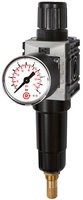 ID: 142434 - Filterregler »FUTURA-mini« Metallbeh. Std.manometer VA, G 1/4, 0,5-10