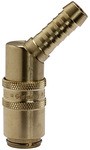 ID: 107912 - Temperierkupplung DN 6, Zapfen 9 mm, Absperrventil, Tülle 45°
