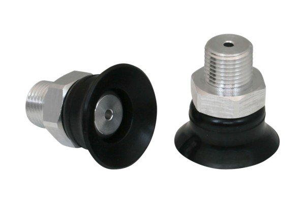 Flachsauggreifer (rund) PFYN 20 NBR-55 G1/8-AG