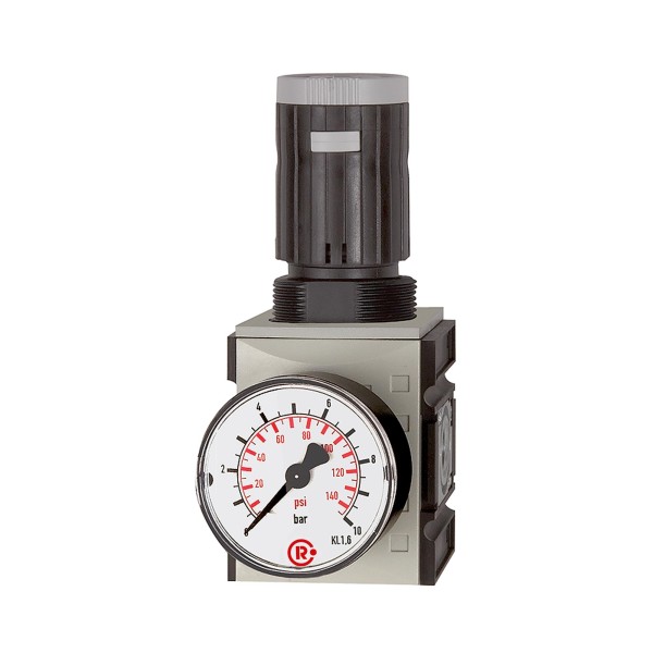 ID: 100005 - Druckregler »FUTURA«, inkl. Manometer, BG 1, G 1/4, 0,5 - 10 bar