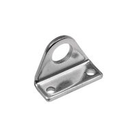 ID: 156763 - Fußbefestigung, ISO 6432, Kolben-Ø 8-10, Stahl verzinkt, 1 Stück