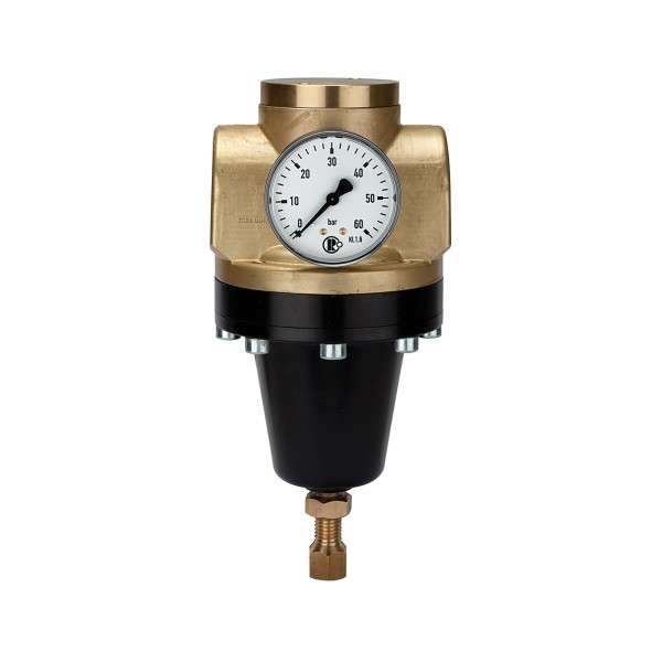 ID: 101153 - Hochdruckregler 60 bar, inkl. manometer, G 1, Regelbereich 2 - 35 bar