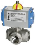 ID: 103614 - ES-Kuha, pneumat. Stellantrieb doppeltwirkend, L-Bohrung, Rp 1/2