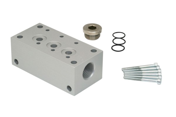 Druckluftanschlussplatte GP 3 SMP 15..25/SCP 20..2