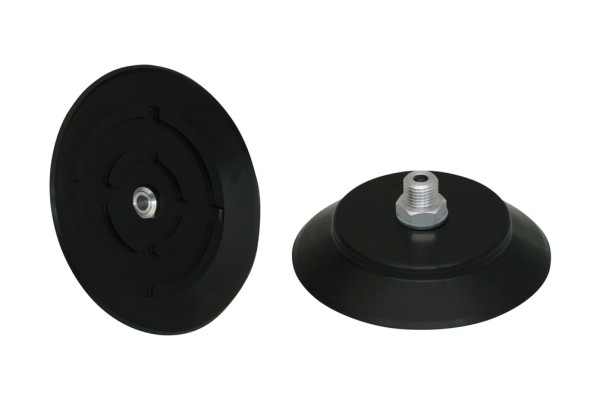 Flachsauggreifer (rund) PFYN 95 NBR-55 G1/4-AG