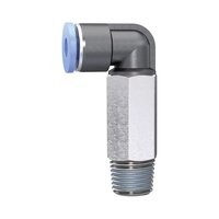 ID: 148838 - L-Steckverschraubung »Blaue Serie« mini, lang, drehbar, R 1/8
