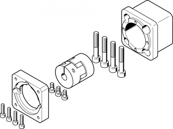 EAMM-A-D50-70A Axialbausatz