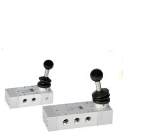 Handhebelventil mit Federrückstellung